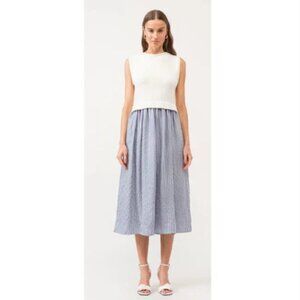 Sofie the Label Blue Striped Sweater Top Charlotte Dress